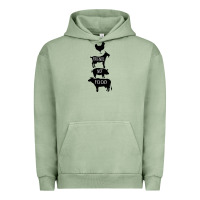 Pigment Oil Green Friend Not Food Urban Hoodie - Bettercallsaul