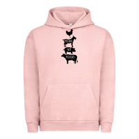 Pigment Salmon Friend Not Food Urban Hoodie - Bettercallsaul