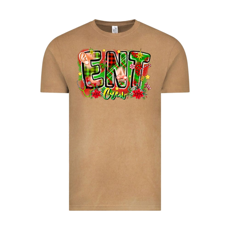Ent Crew Christmas Vintage Tee by CowhideDigitalArt | Teevron