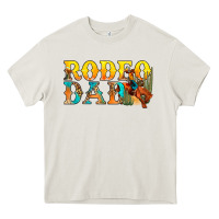 Cream Western Rodeo Dad Heavy Core Tee - BundleAndBundleShop