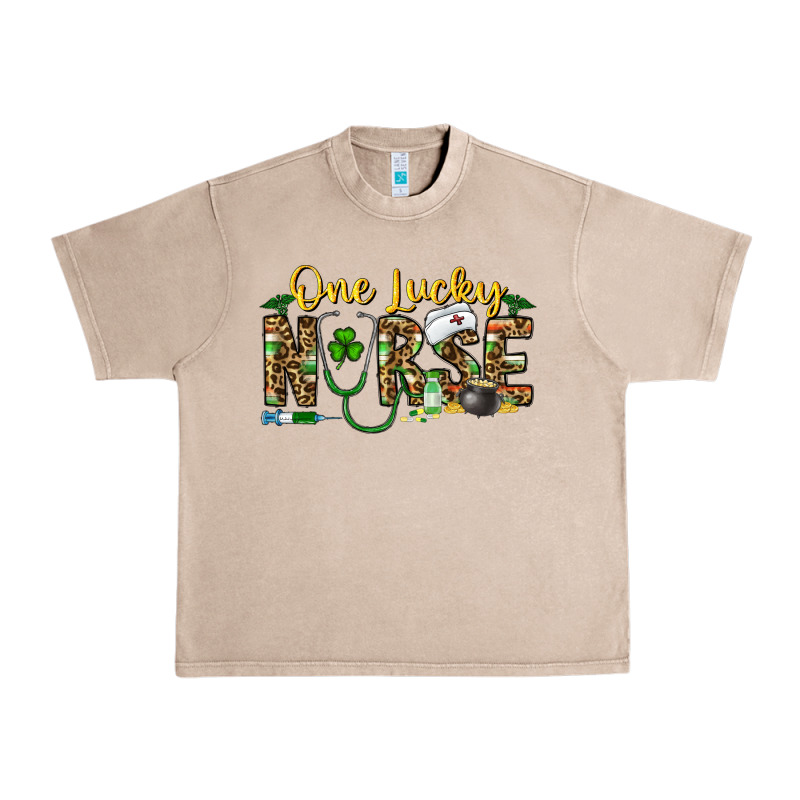 One Lucky Nurse Urban Heavy Tee by CowhideDigitalArt | Teevron