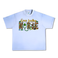 Grape Ice one lucky nurse Urban Heavy Tee - CowhideDigitalArt