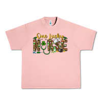 Salmon one lucky nurse Urban Heavy Tee - CowhideDigitalArt