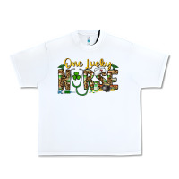 White one lucky nurse Urban Heavy Tee - CowhideDigitalArt