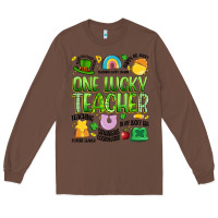 Chestnut one lucky teacher lucky charm Long Sleeve Tee - Artiststas