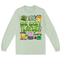 Matcha one lucky teacher lucky charm Long Sleeve Tee - Artiststas