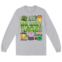 Moon Dust one lucky teacher lucky charm Long Sleeve Tee - Artiststas