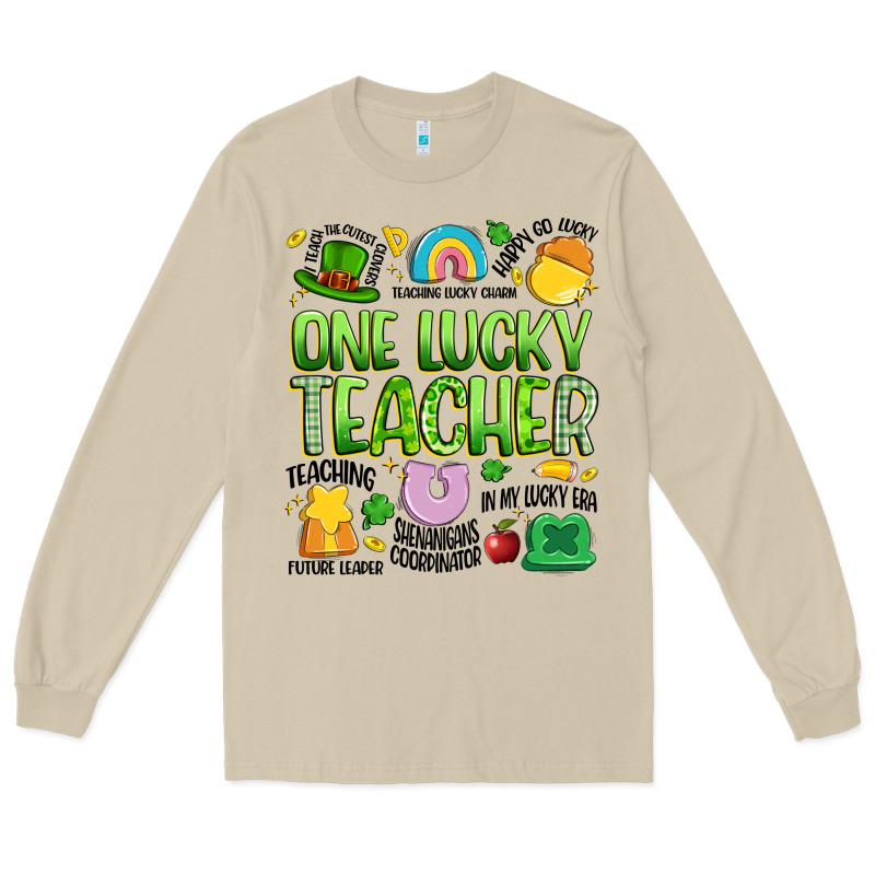 One Lucky Teacher Lucky Charm Long Sleeve Tee by Artiststas | Teevron