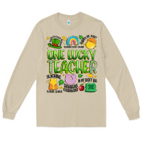 Mushroom one lucky teacher lucky charm Long Sleeve Tee - Artiststas