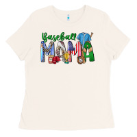 Bone baseball mama Ladies Tee - CowhideDigitalArt
