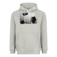 Moon Dust Soccer Ball Brushstroke Heavyweight Hoodie - RanaPortraitStore
