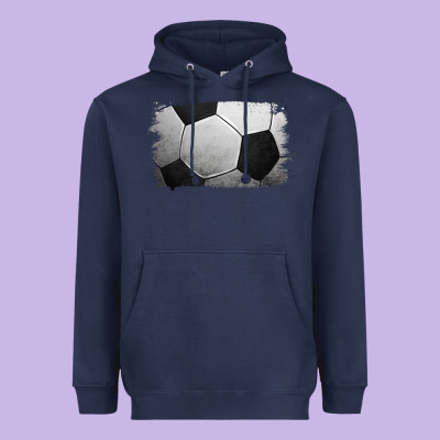 Soccer Ball Brushstroke Heavyweight Hoodie Designed By Ranaportraitstore