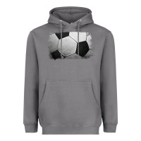 Storm Soccer Ball Brushstroke Heavyweight Hoodie - RanaPortraitStore