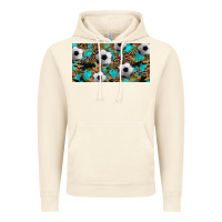 Vintage Artic western leopard camouflage turquoise soccer licence plate template Vintage Hoodie - Artiststas
