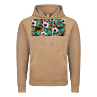 Vintage Coffee western leopard camouflage turquoise soccer licence plate template Vintage Hoodie - Artiststas