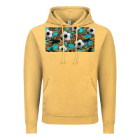 Vintage Mustard western leopard camouflage turquoise soccer licence plate template Vintage Hoodie - Artiststas