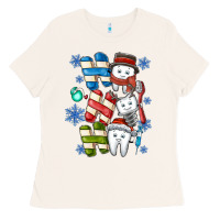 Bone ho ho ho teeth Ladies Tee - CowhideDigitalArt