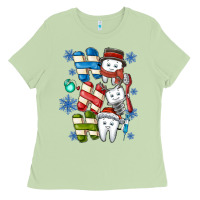 Matcha ho ho ho teeth Ladies Tee - CowhideDigitalArt
