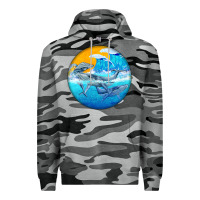Slate Camo humpback whale Premium Hoodie - BarkalooDesign