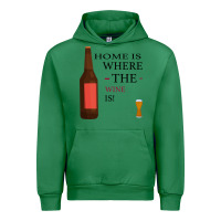 Emerald HOME IS WHERE THE WINE IS Urban Hoodie - Bettercallsaul