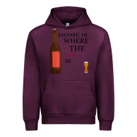 Mauve Wine HOME IS WHERE THE WINE IS Urban Hoodie - Bettercallsaul