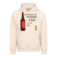 Sandshell HOME IS WHERE THE WINE IS Urban Hoodie - Bettercallsaul