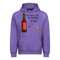 Tulip HOME IS WHERE THE WINE IS Urban Hoodie - Bettercallsaul