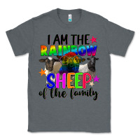 Charcoal Heather I am the rainbow sheep of the family Classic Tee - FaDigitalArtStudio