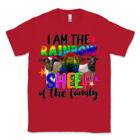Red I am the rainbow sheep of the family Classic Tee - FaDigitalArtStudio