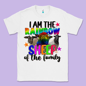 I Am The Rainbow Sheep Of The Family Classic Tee Designed By Fadigitalartstudio