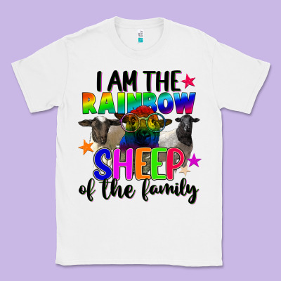I Am The Rainbow Sheep Of The Family Classic Tee Designed By Fadigitalartstudio