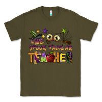 Army Green one spook tacular teacher Classic Tee - BarkalooDesign