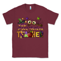 Burgundy one spook tacular teacher Classic Tee - BarkalooDesign