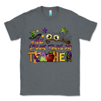 Charcoal Heather one spook tacular teacher Classic Tee - BarkalooDesign