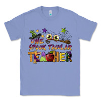 Colony Blue one spook tacular teacher Classic Tee - BarkalooDesign