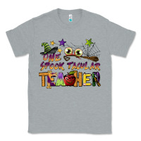 Heather Grey one spook tacular teacher Classic Tee - BarkalooDesign