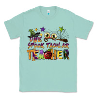 Seafoam one spook tacular teacher Classic Tee - BarkalooDesign