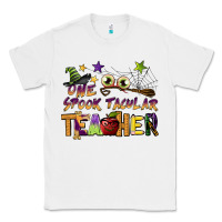 White one spook tacular teacher Classic Tee - BarkalooDesign