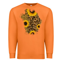 Carrot glitter sunflowers leopard patch Premium Sweatshirt - RanaPortraitStore