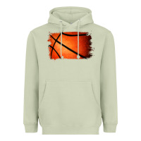 Matcha Basketball Brushstroke Heavyweight Hoodie - RanaPortraitStore