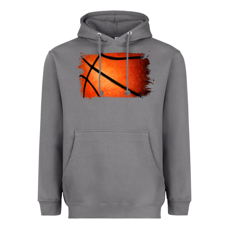 Basketball Brushstroke Heavyweight Hoodie by RanaPortraitStore | Teevron