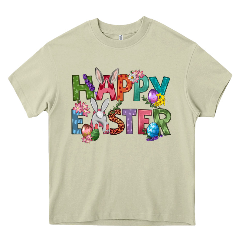 Western Happy Easter Heavy Core Tee by BundleAndBundleShop | Teevron