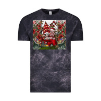 Cloud Black merry Christmas Vintage Tee - CowhideDigitalArt