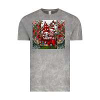 Cloud Rock merry Christmas Vintage Tee - CowhideDigitalArt