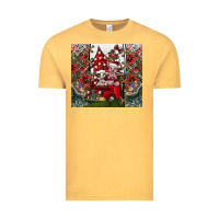 Vintage Mustard merry Christmas Vintage Tee - CowhideDigitalArt