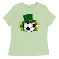 Matcha Football Ball Ladies Tee - CowhideDigitalArt