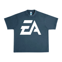 Midnight Navy #electronicArts EA  white Urban Heavy Tee - DesigneFamous