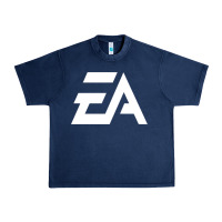 Navy #electronicArts EA  white Urban Heavy Tee - DesigneFamous