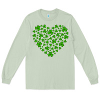 Matcha shamrock heart Long Sleeve Tee - Artiststas