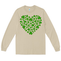Mushroom shamrock heart Long Sleeve Tee - Artiststas
